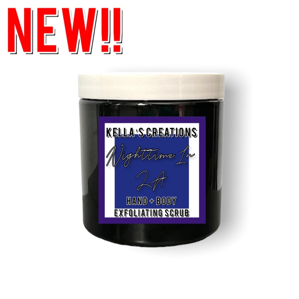 NEW SCENT! 8oz Nighttime In LA Hand Scrub